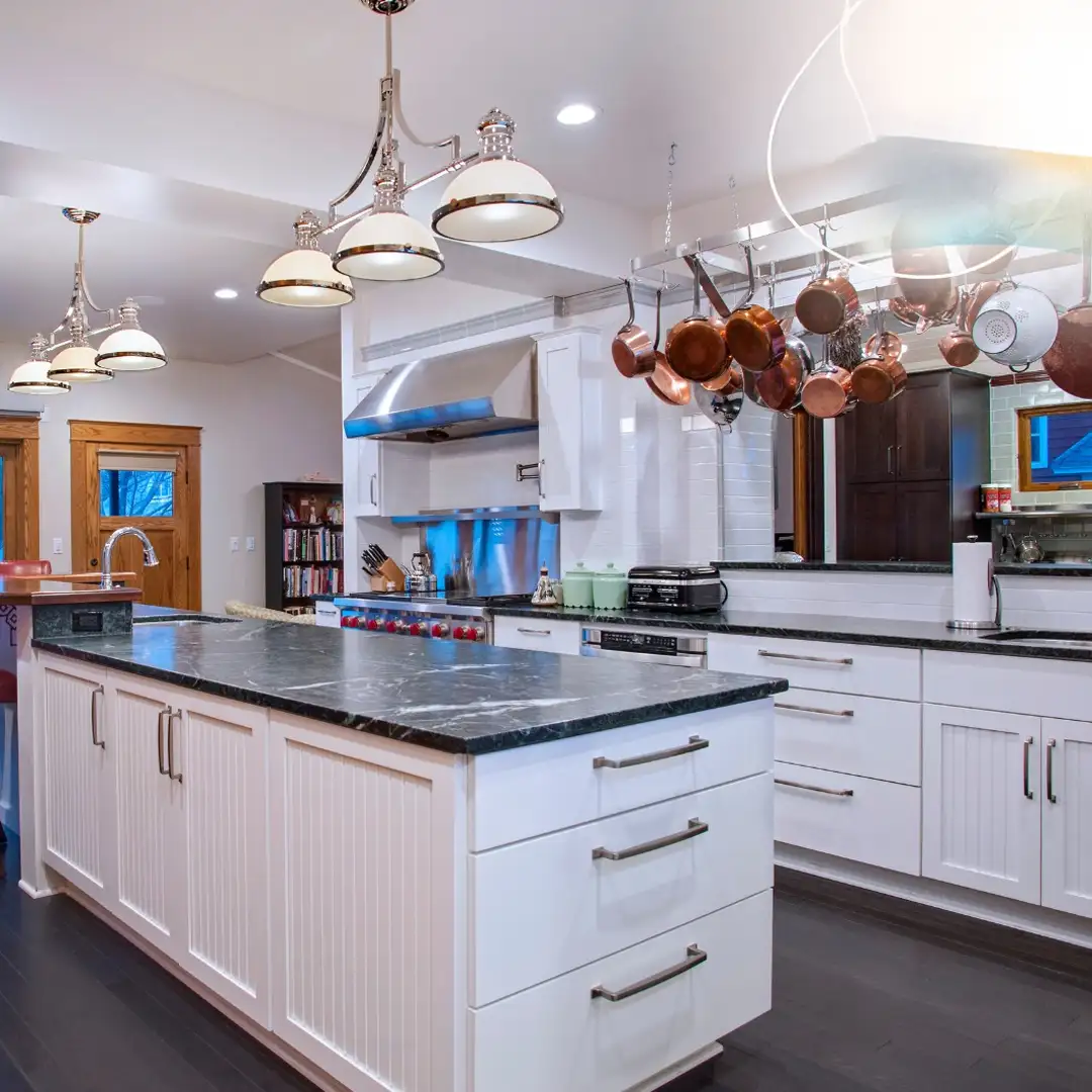 Traditional White Kitchen Kitchen Remodel by Cabinetland of Springfield project photo