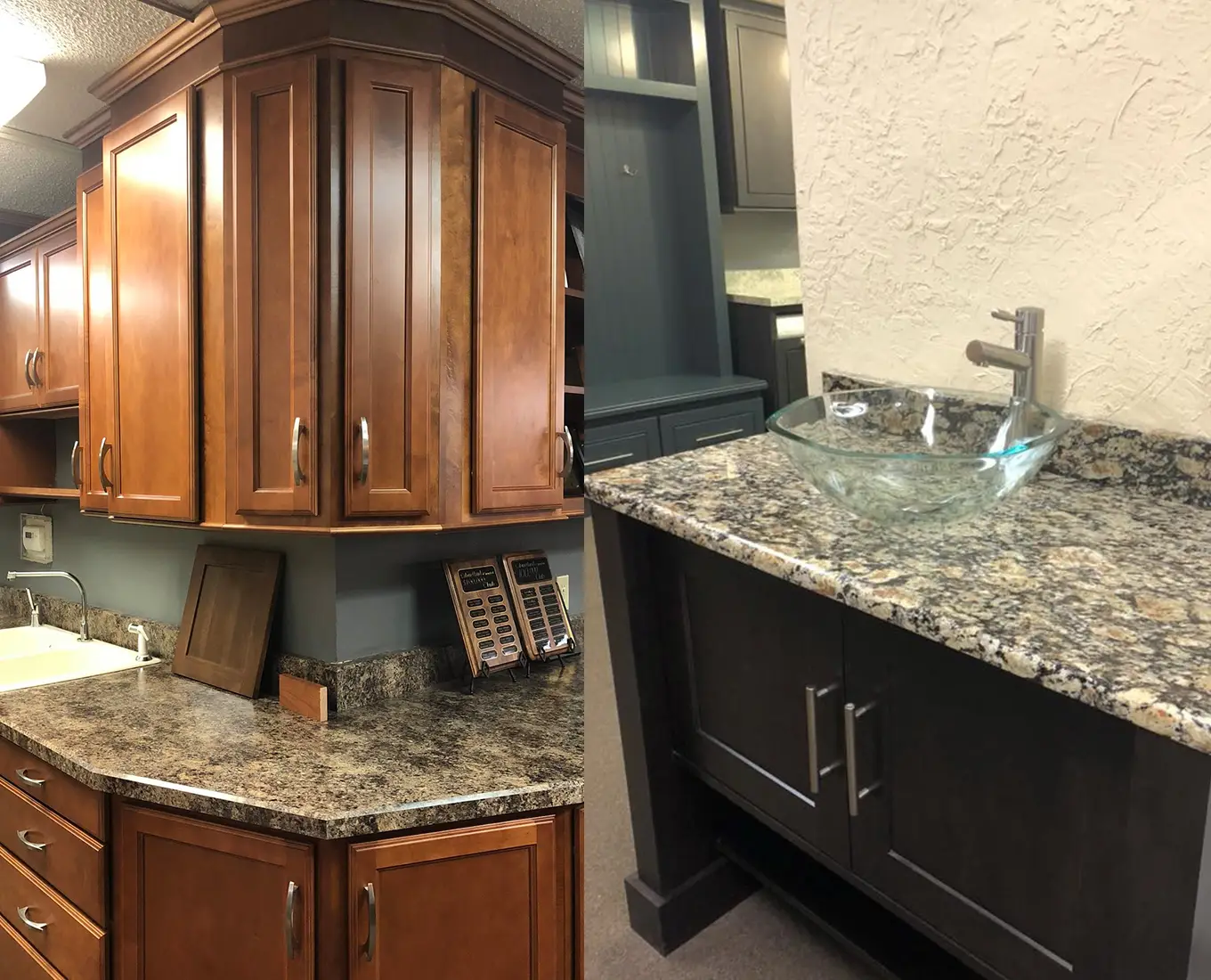 Cabinetland of Springfield, Inc. - bathroom and kitchen cabinet and countertops from showroom - petersburg, IL